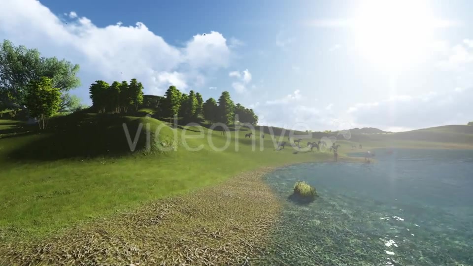 Fly Over Lake V2 Videohive 11222683 Motion Graphics Image 7