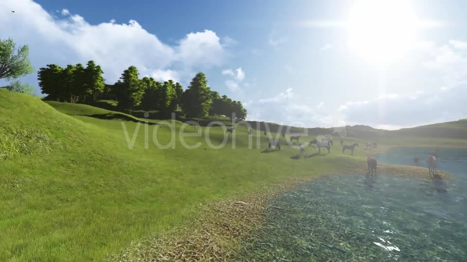 Fly Over Lake V2 Videohive 11222683 Motion Graphics Image 8