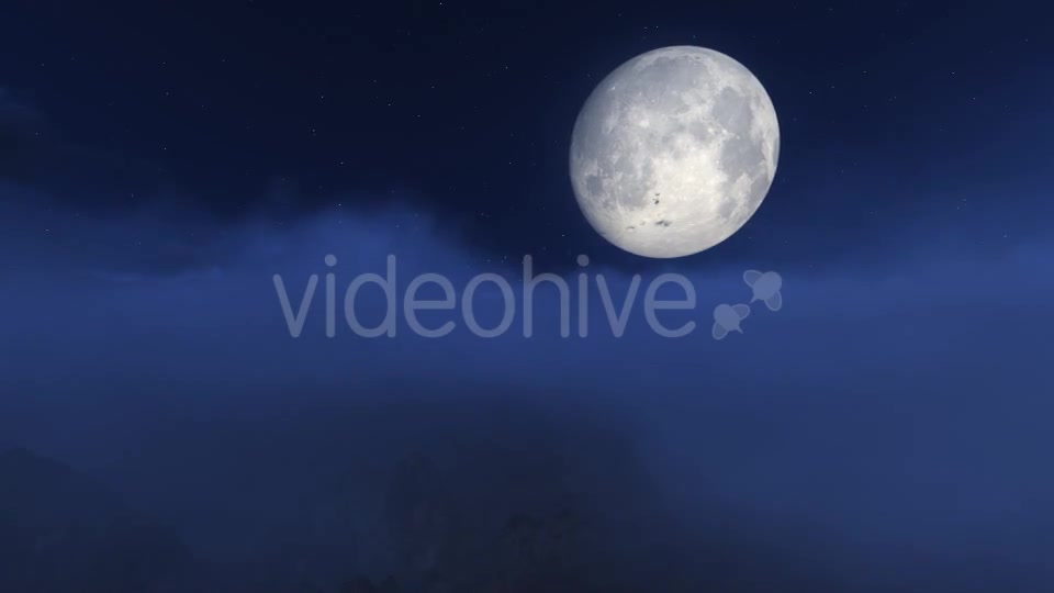 Fly Over Mountains During Moon Videohive 9411226 Motion Graphics Image 6
