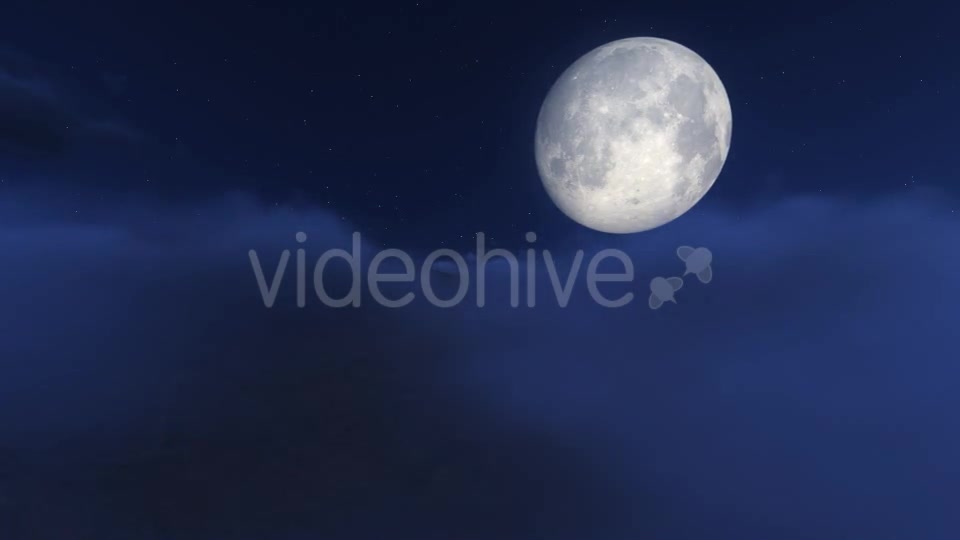 Fly Over Mountains During Moon Videohive 9411226 Motion Graphics Image 9