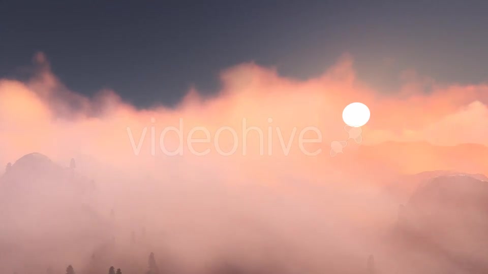 Fly Over Mountains During Sunset V3 Videohive 13337704 Motion Graphics Image 11