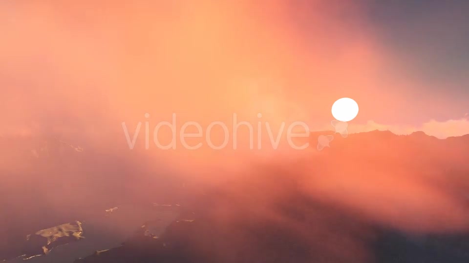 Fly Over Mountains During Sunset V3 Videohive 13337704 Motion Graphics Image 7
