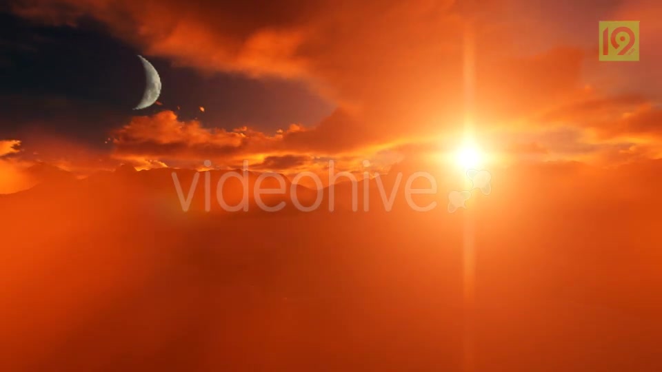 Fly Over Mountains During Sunset Videohive 20248177 Motion Graphics Image 5