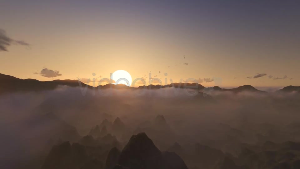 Fly Over Mountains During Sunset Videohive 8771620 Motion Graphics Image 7