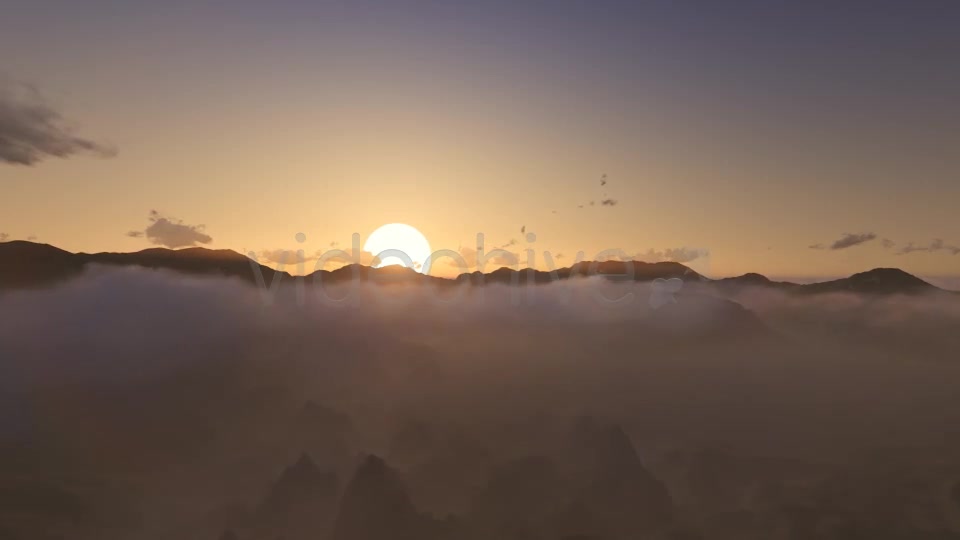 Fly Over Mountains During Sunset Videohive 8771620 Motion Graphics Image 8