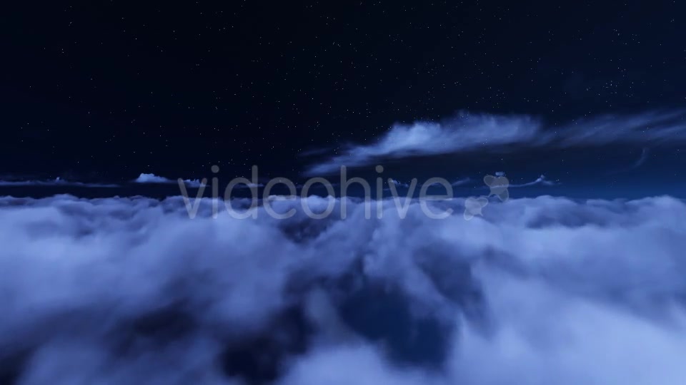 Fly Over Night Clouds Videohive 9593550 Motion Graphics Image 10