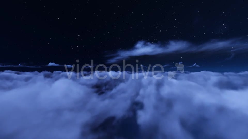 Fly Over Night Clouds Videohive 9593550 Motion Graphics Image 11