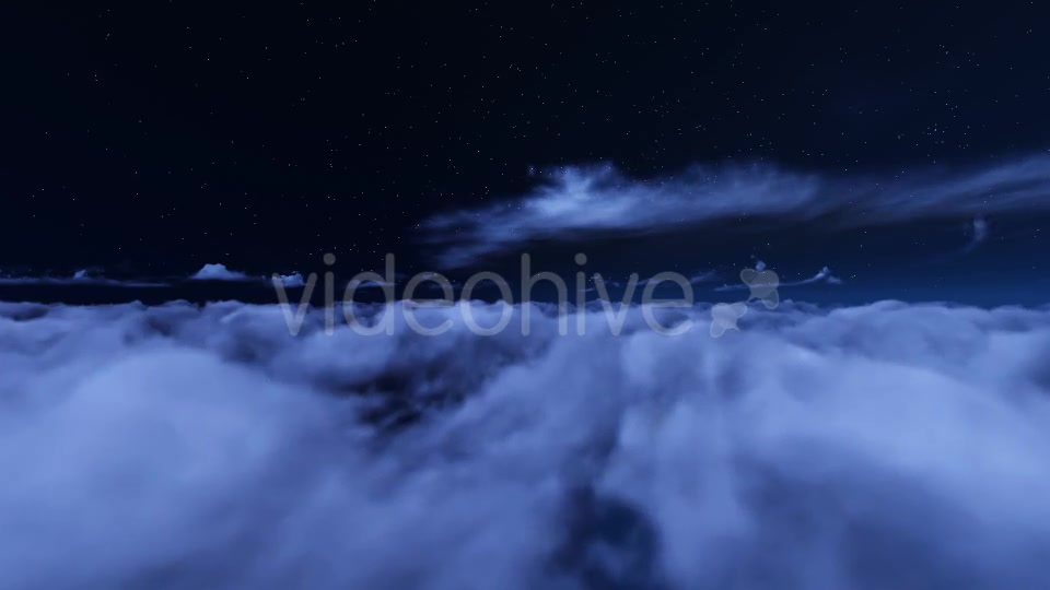 Fly Over Night Clouds Videohive 9593550 Motion Graphics Image 12