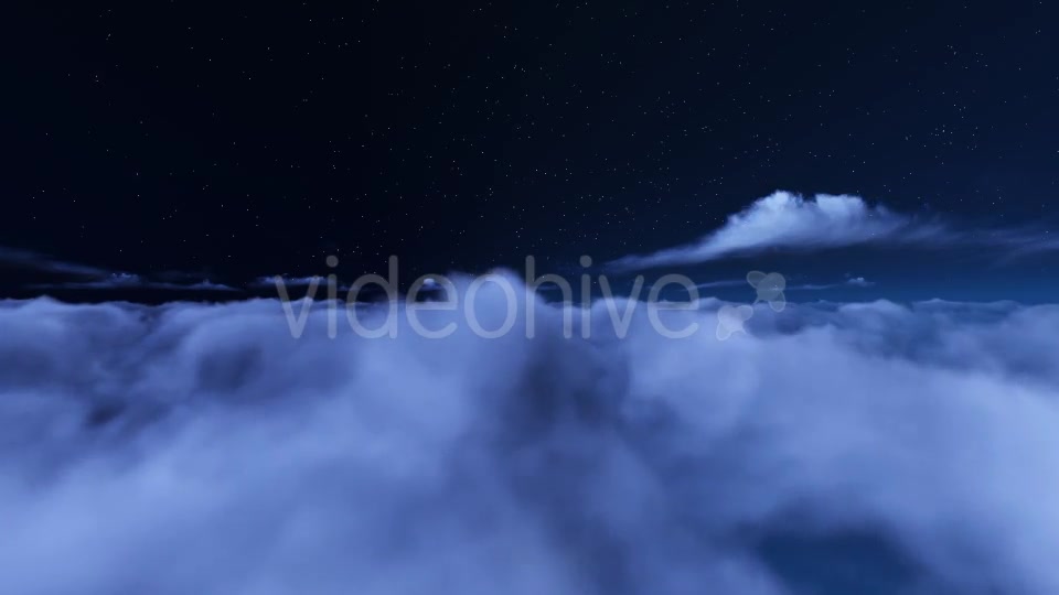 Fly Over Night Clouds Videohive 9593550 Motion Graphics Image 3