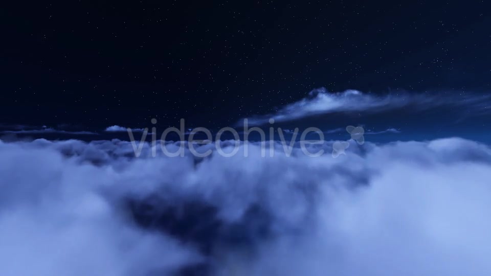 Fly Over Night Clouds Videohive 9593550 Motion Graphics Image 7