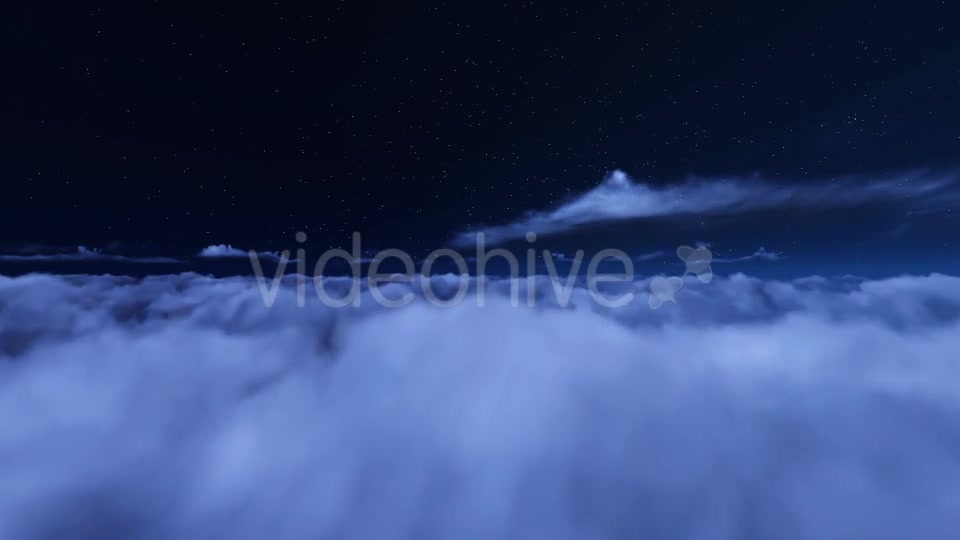 Fly Over Night Clouds Videohive 9593550 Motion Graphics Image 8