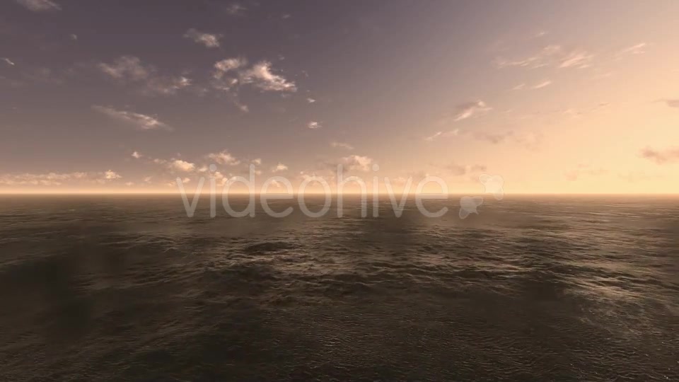 Fly Over Ocean During Sunset Videohive 9387594 Motion Graphics Image 2