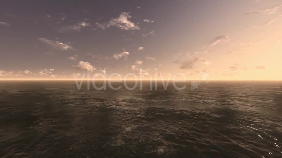 Fly Over Ocean During Sunset Videohive 9387594 Motion Graphics Image 6