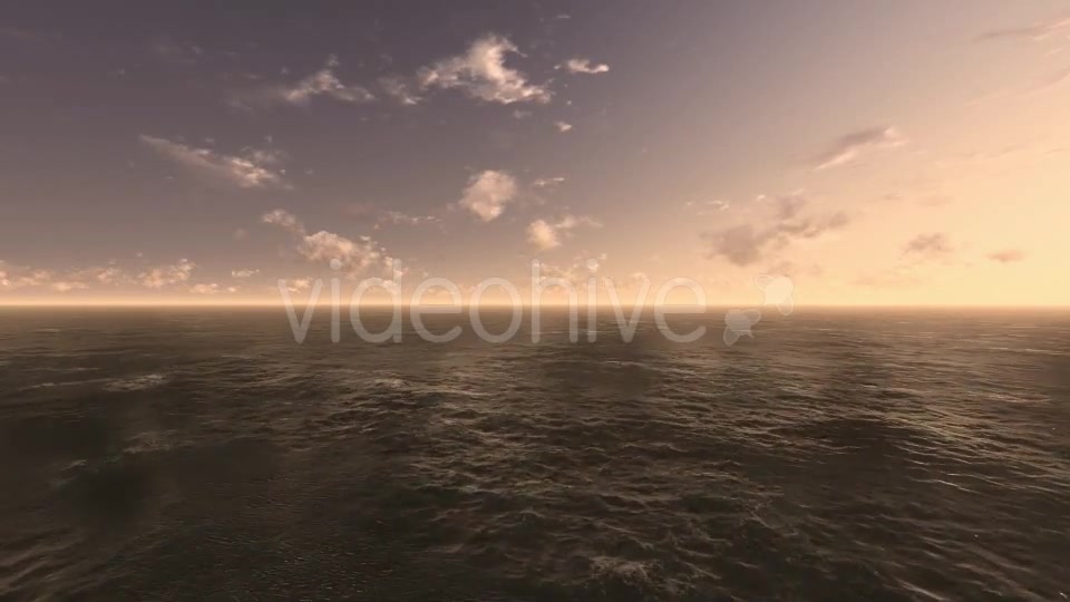Fly Over Ocean During Sunset Videohive 9387594 Motion Graphics Image 7