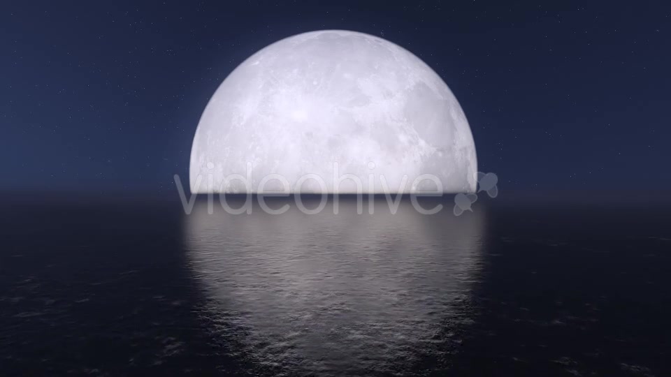 Fly Over Sea During Moon Videohive 9412894 Motion Graphics Image 10
