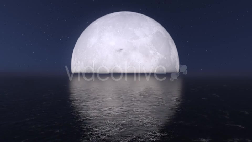 Fly Over Sea During Moon Videohive 9412894 Motion Graphics Image 5