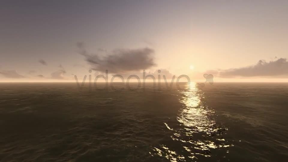 Fly Over Sea During Sunset Videohive 7736593 Motion Graphics Image 10