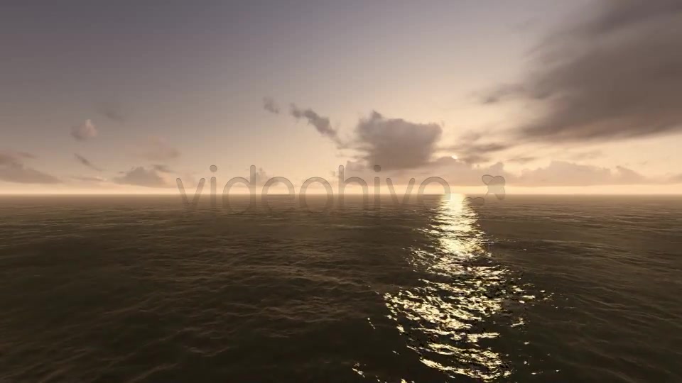 Fly Over Sea During Sunset Videohive 7736593 Motion Graphics Image 5