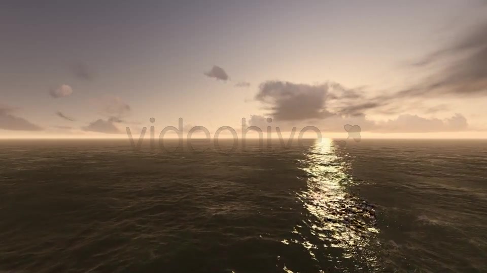Fly Over Sea During Sunset Videohive 7736593 Motion Graphics Image 6