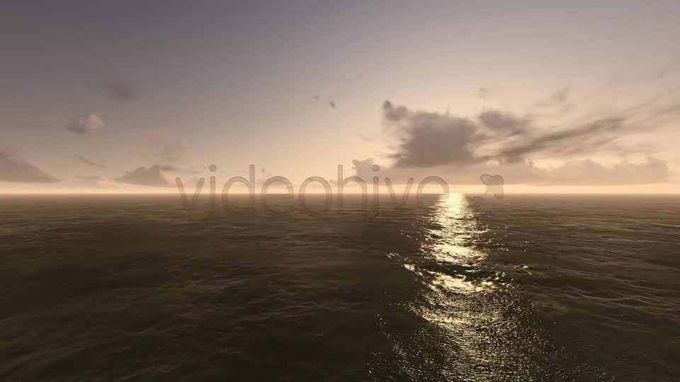 Fly Over Sea During Sunset Videohive 7736593 Motion Graphics Image 7