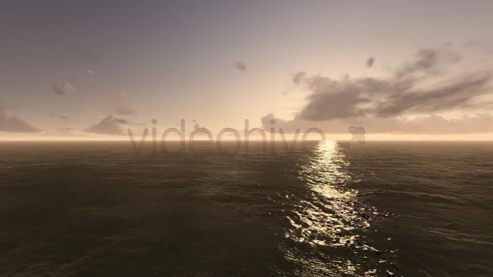 Fly Over Sea During Sunset Videohive 7736593 Motion Graphics Image 8