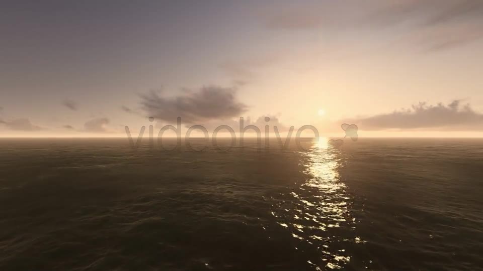 Fly Over Sea During Sunset Videohive 7736593 Motion Graphics Image 9