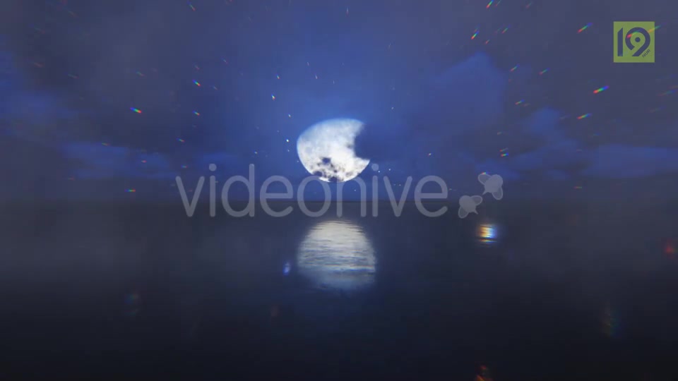 Fly Over Sea Moon Videohive 19857497 Motion Graphics Image 6