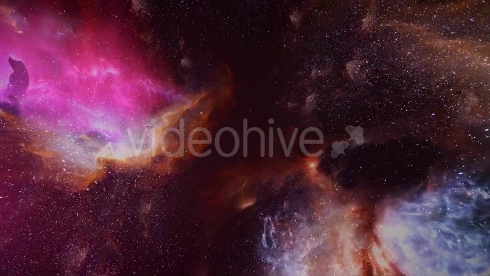 Fly Through In Galaxy 4k Videohive 21305135 Motion Graphics Image 1