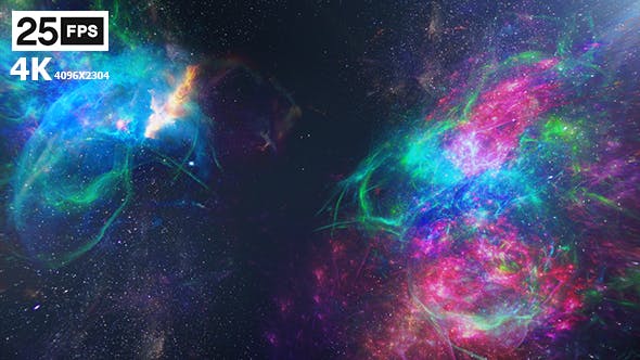 Fly Through In Space 4K - Videohive Download 21443008