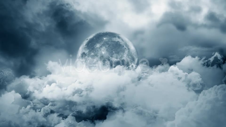 Fly through the Clouds to Moon Videohive 19894877 Motion Graphics Image 2