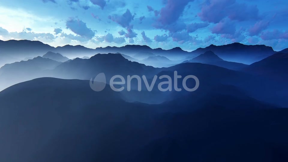 Flying Above Mountains Videohive 23571532 Motion Graphics Image 3