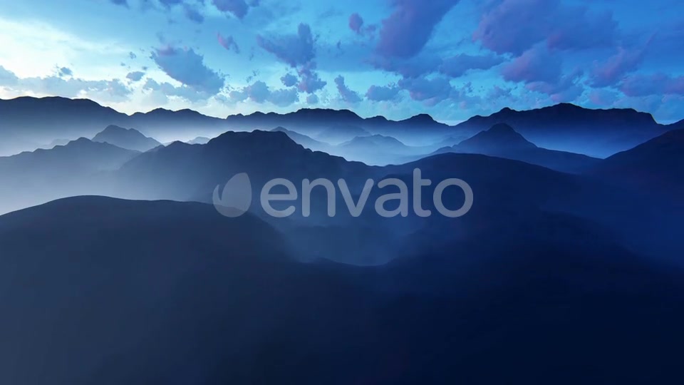 Flying Above Mountains Videohive 23571532 Motion Graphics Image 4