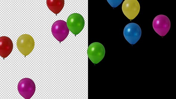 Flying Balloons - Videohive 19336012 Download