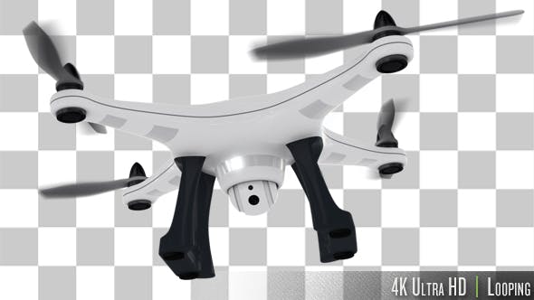 Flying Drone Hovering 4K - Videohive Download 19877196