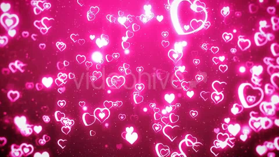 Flying Hearts Background Videohive 16827242 Motion Graphics Image 1