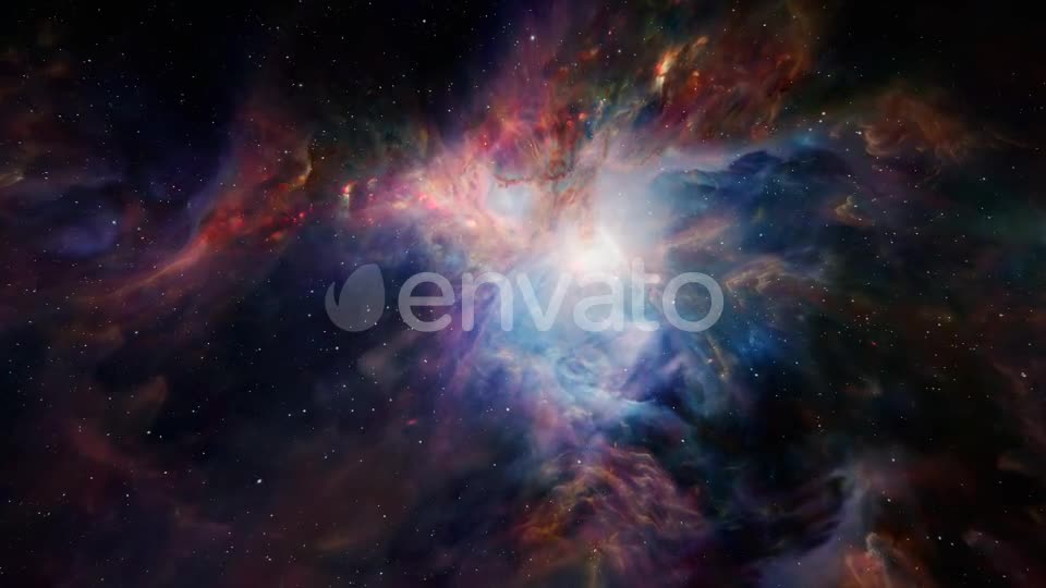 Flying In Orion Nebula 4K Videohive 21645615 Motion Graphics Image 1