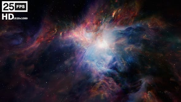 Flying In Orion Nebula HD - 21643903 Videohive Download