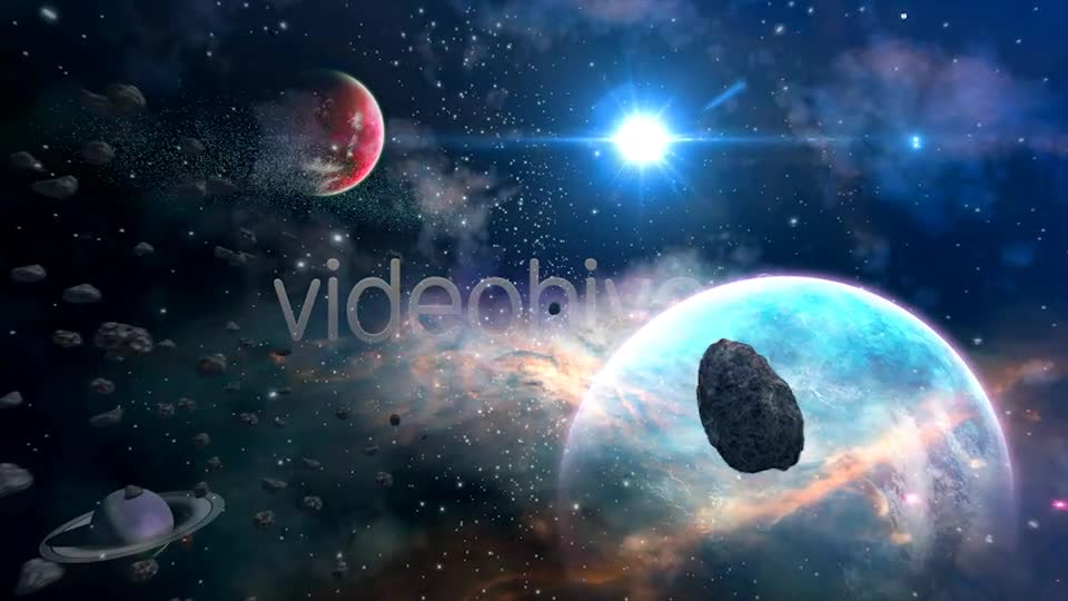 Flying in Space Videohive 7859051 Motion Graphics Image 1