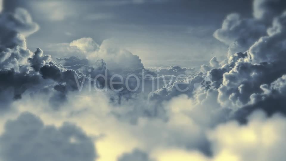 Flying in the Blue Clouds Videohive 10146026 Motion Graphics Image 1