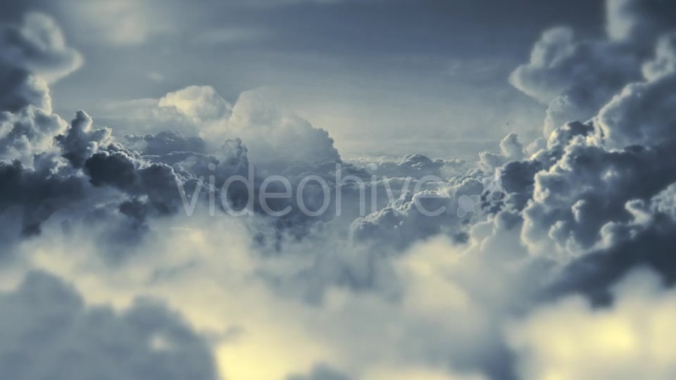 Flying in the Blue Clouds Videohive 10146026 Motion Graphics Image 2
