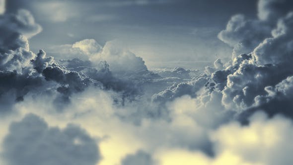 Flying in the Blue Clouds - 10146026 Videohive Download