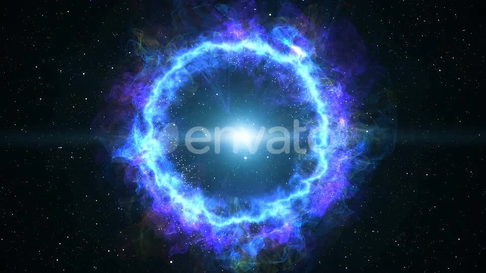 Flying Into Blue Planetary Nebula Videohive 22653738 Motion Graphics Image 1