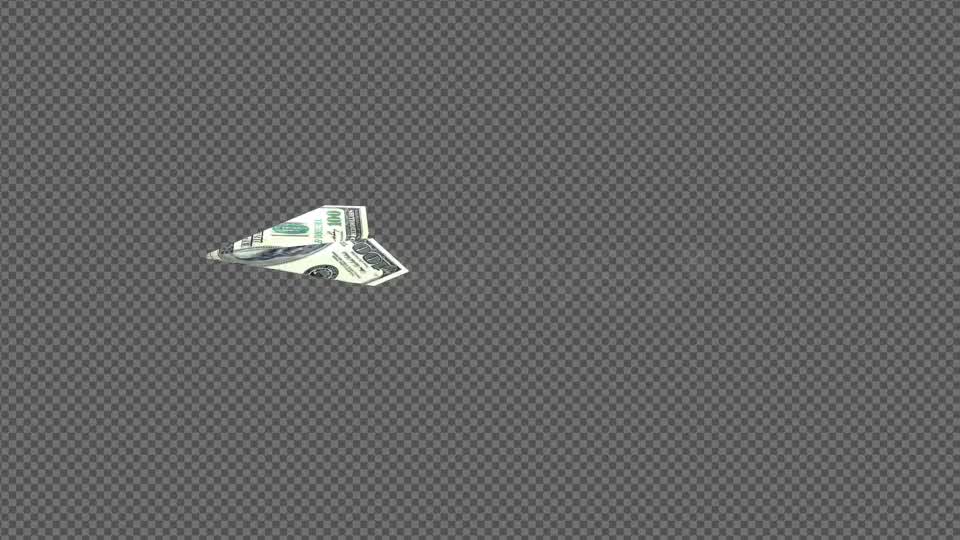 Flying Paper Airlane Hundred Dollar Bill Pack of 2 Videohive 15295152 Motion Graphics Image 12