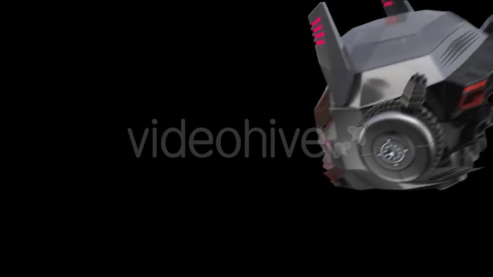 Flying Robot With Alpha Channel Videohive 18530877 Motion Graphics Image 1