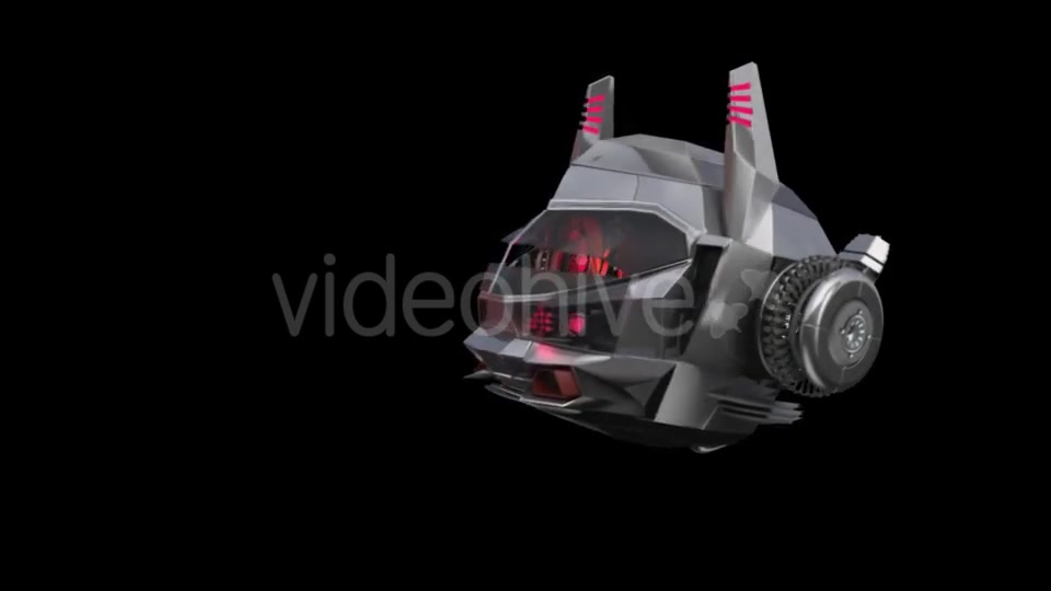 Flying Robot With Alpha Channel Videohive 18530877 Motion Graphics Image 2