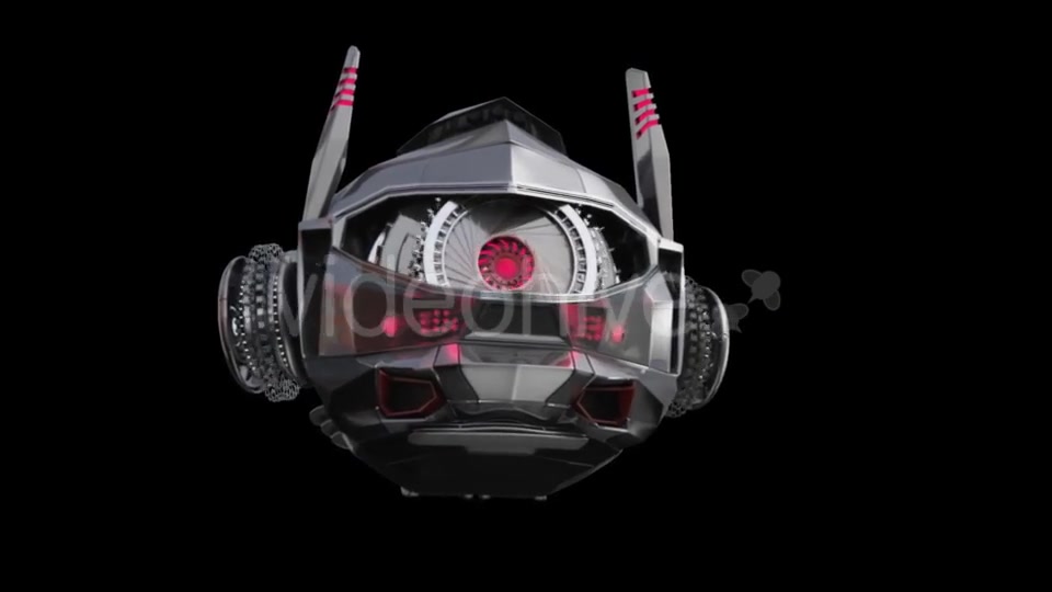 Flying Robot With Alpha Channel Videohive 18530877 Motion Graphics Image 5