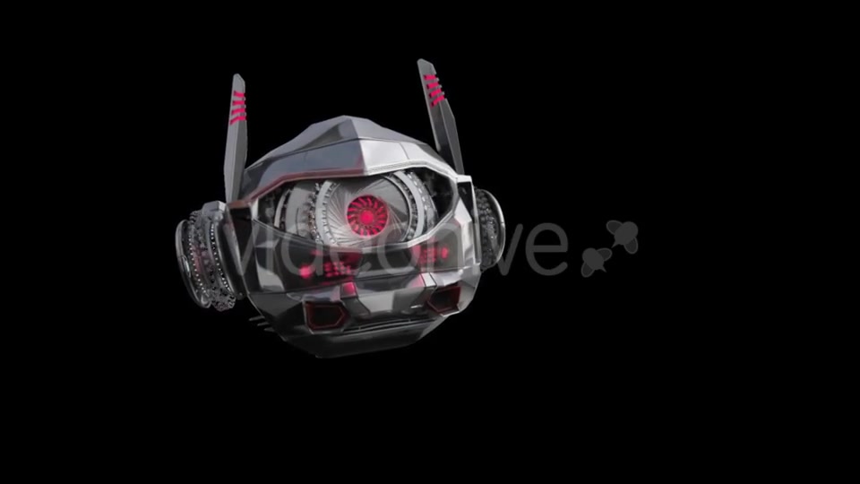 Flying Robot With Alpha Channel Videohive 18530877 Motion Graphics Image 7