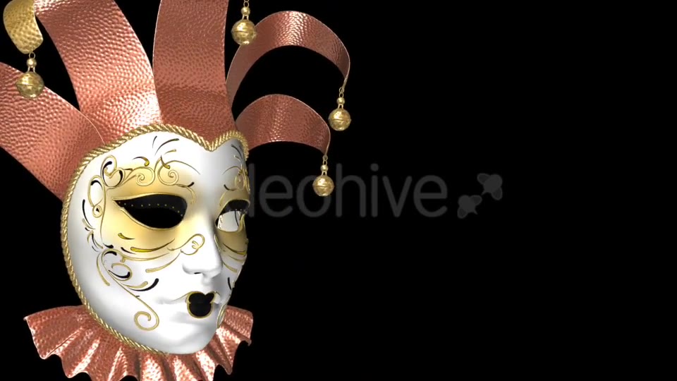 Flying Romantic Mask Crown and Bells Pack of 2 Videohive 14416019 Motion Graphics Image 9