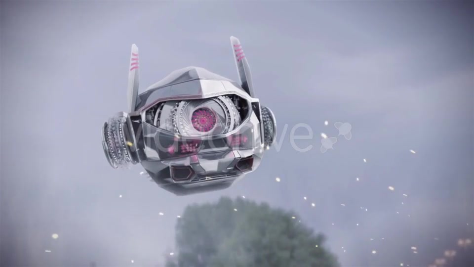 Flying Scanning Robot Videohive 18530873 Motion Graphics Image 11