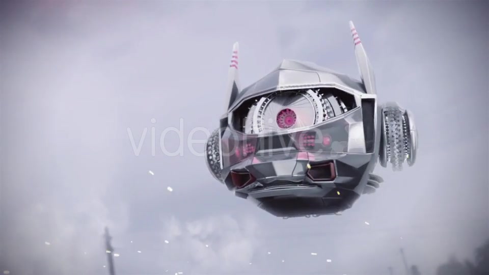 Flying Scanning Robot Videohive 18530873 Motion Graphics Image 2